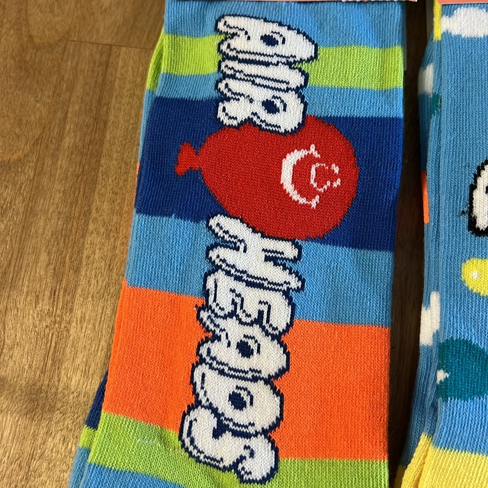 Airheads Logo Graphic Unisex 2 Pair Crew Socks NWT - Picture 4 of 11